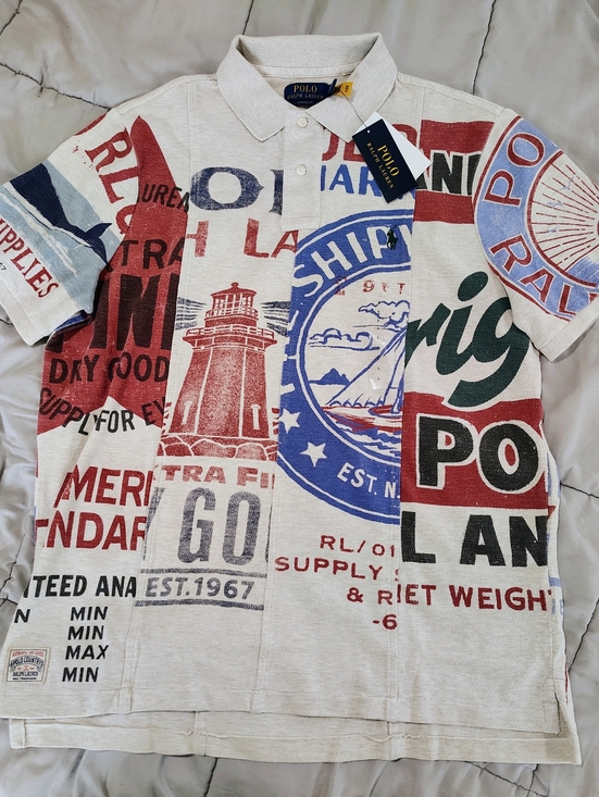 Polo Ralph Lauren Other - Polo Ralph Lauren Polo Shirt NWT Nautical Graphic Classic Fit Medium
